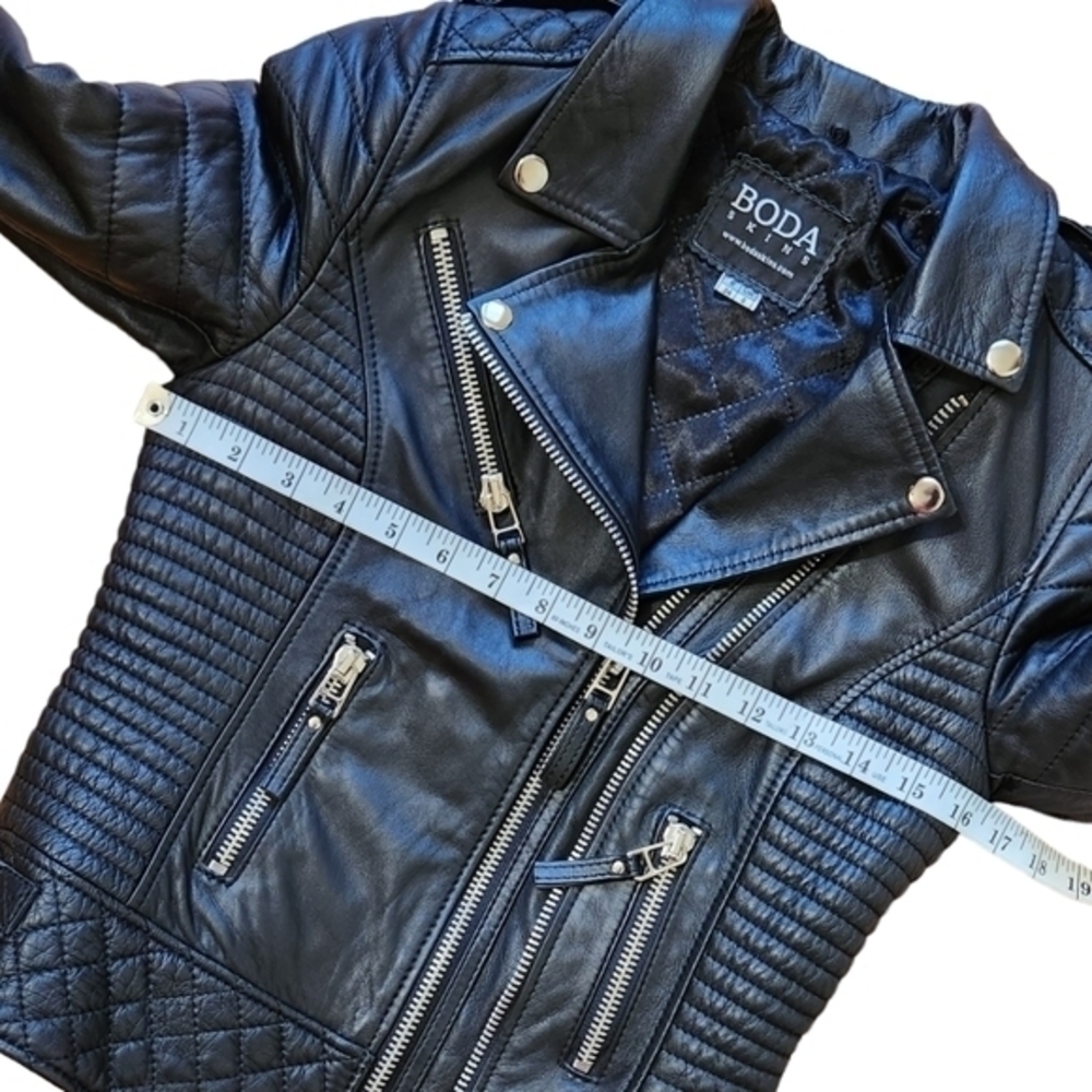 BODA SKINS KAY MICHAELS LEATHER JACKET 2 - Picture 13 of 16